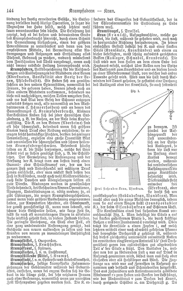 Eine Seite aus einem Buch mit einer Zeichnung einer Maschine und dem Text "Deutsches Patent 114,000,000" und der Maschinenzeichnung auf der rechten Seite.