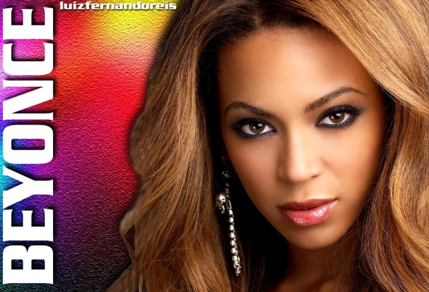 Ein Foto einer Sängerin mit ihrem Namen daneben.