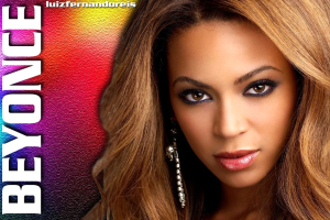 Ein bearbeitetes Bild mit einem Foto einer Sängerin und ihrem Namen daneben.