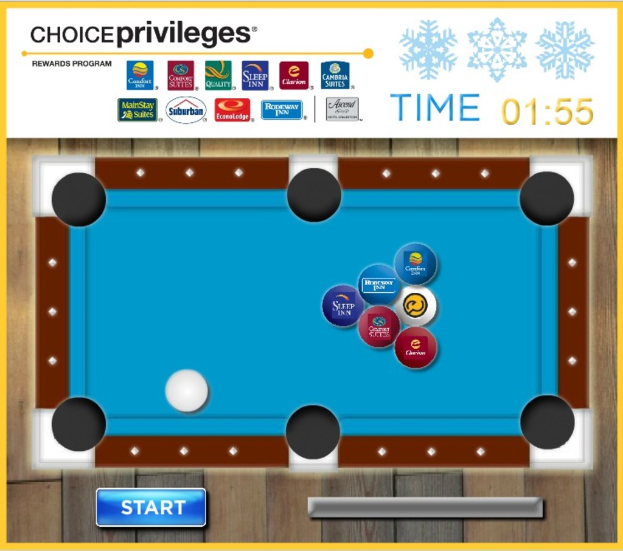 Ein Videospiel auf einem Bildschirm.